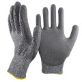 NMSAFETY coupe niveau 5 pu gants enduits / gant résistant aux coupures HPPE en388 4543